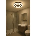 Vonalight Desıng Project 24cm Siyah Plafonyer, Banyo, balkon, Wc, Koridor, Led, Tavan Lambası, sıva üstü Günışığı 4000K