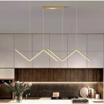 Vonalight Modern LED Dekoratif Sarkıt Avize 120CM Bronz 3000K - Altın