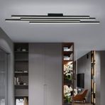 Vonalight Modern LED Parkur Linear Plafonyer Avize Siyah 3000K 4*100CM