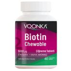 Vonka Voonka Biotin Chewable 5000 Mcg 62 Tablet