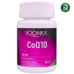 Vonka Voonka Co Q10 100 mg Koenzim 30 Yumuşak Jel Kapsül - 3 Adet (Toplam 90 Kapsül) - Dezenfektan Hediyeli (%72 Alkol)