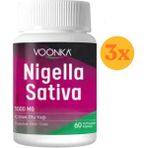 Vonka Voonka Nigella Sativa Çörek Otu Yağı 1000 mg 60 Kapsül - 3 Adet (Toplam 180 Kapsül)