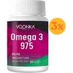 Vonka Voonka Omega 3 975 mg 50 Yumuşak Kapsül - 3 Adet (Toplam 150 Kapsül) - Dezenfektan Hediyeli (%72 Alkol)