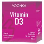 Vonka Voonka Vitamin D3 1000 Iu Sprey Damla 20 ml - Dezenfektan Hediyeli (%72 Alkol)