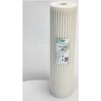 Vonkap Dekoratif Plastik Bahçe Çiti Balkon Filesi Beyaz 20 mm x 20 mm (1 m x 35 m)