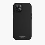 Vonmahlen iPhone 15 Plus Siyah Manyetik Silikon Kılıf
