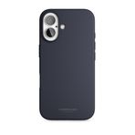 Vonmahlen iPhone 16 Plus Lacivert Yumuşak Silikon Kapak ve Kılıf
