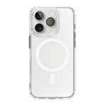Vonmahlen iPhone 16 Pro Max Beyaz Şeffaf Kapak ve Kılıf