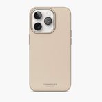 Vonmahlen iPhone 16 Pro Max Krem Deri Kılıf