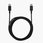 Vonmahlen USB-C#039;den USB-C#039;ye 60W Şarj Kablosu - 2M - Siyah