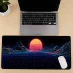 vooka 70X30 cm Xl Büyük Boy Mouse Pad | Kaymaz Tabanlı Geniş Gaming Mousepad | Klavye ve Mouse Uyumlu | Masaüstü Oyun ve Ofis Mouse Pad - 001-Renkli