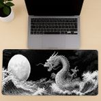 vooka 70X30 cm Xl Büyük Boy Mouse Pad | Kaymaz Tabanlı Geniş Gaming Mousepad | Klavye ve Mouse Uyumlu | Masaüstü Oyun ve Ofis Mouse Pad - Siyah