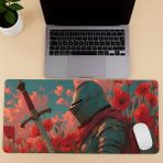 vooka 90X40 cm Xl Büyük Boy Mouse Pad | Kaymaz Tabanlı Geniş Gaming Mousepad | Klavye ve Mouse Uyumlu | Masaüstü Oyun ve Ofis Mouse Pad - Pembe - Karışık