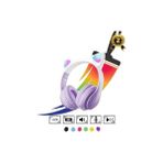 Vooka Çocuk Bluetooth Kulaklık Kedi Kulaklık Pro 5.0 Akıllı Rgb LED Detaylı Bluetooth Kablosuz - standart