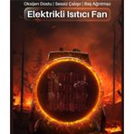 Vooka Fanlı Isıtıcı Elektrikli 3000W 180° Ultra Güç 3 Kademeli Soğuk-Sıcak Fan auhma
