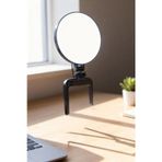 VOOKA Şarjlı 360° Dönebilen LED Dolgu Işığı 3 Renk Modlu Telefon Klipsli Type-C Kablolu Mini Ring Light