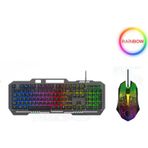 VOOKA Togo Rainbow Oyuncu Klavye Mouse Seti Usb Girişli Kablolu 2İN1 Gaming Set