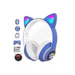 Vooka Vilya Bluetooth Wirelles Kedi Kulaklık Çocuk 5.0 Rgb Ledli Patili Kulaklık Renkli