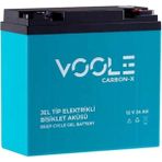 Voole 24 Amper 12 Volt Kuru Tip Akü