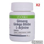 Voonka Ginseng Ginkgo Biloba L-Arginine 2x32 Kapsül
