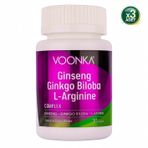 Voonka Ginseng Ginkgo Biloba L-Arginine 30 Kapsül 3 Adet