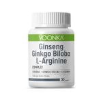 Voonka Ginseng Ginkgo Biloba L-Arginine 30 Kapsül