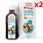 Voonka Kids Omega 3-6-9 2x100 ml Balık Yağı