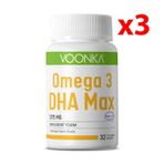 Voonka Omega-3 DHA Max 1275 mg 3x30 Kapsül