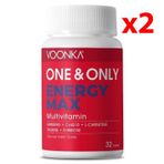 Voonka One Only Energy Max Multivitamin 2x30 Tablet