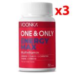 Voonka One Only Energy Max Multivitamin 3x30 Tablet
