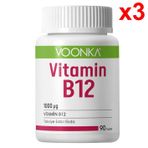 Voonka Vitamin B12 1000 mcg 3x90 Tablet