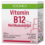 Voonka Vitamin B12 Metilkobalamin 20 ml Damla
