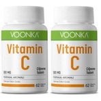 Voonka Vitamin C 500 mg 2x62 Çiğneme Tableti