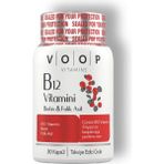 VOOP B12 Vitamini - Biotin&Folik Asit Cilt, Saç, Tırnak Destekleyici 30 Bitkisel Kapsül - Hibiskus