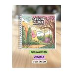 VORACRAFT Boyama Kitabı, Bahçe Ağaç Coloring Book KU0021