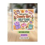 VORACRAFT Boyama Kitabı, Comfy Girl Coloring Book KU0040