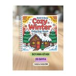 VORACRAFT Boyama Kitabı, Cozy Winter Coloring Book KU0025