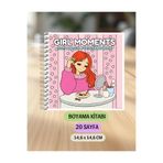 VORACRAFT Boyama Kitabı, Girl Moments Coloring Book KU0036