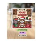 VORACRAFT Boyama Kitabı, Xmas Corner Yeni Yıl Coloring Book KU0015