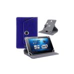 Vorcom Tablet Serisi Uyumlu Universal 10.1 inç Pu Deri Standlı Tablet Kılıfı UltraPad-QuartzPro-S Tab7-QuartzLITE Lacivert