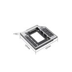VOREX Dvd Yuvasına Takılan Ssd Hdd Kutusu 12.7 mm Hdd Caddy Kızak