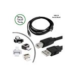 VOREX GABBLE USB 2.0 Yüksek Hızlı Yazıcı Kablosu 3 Metre (Ferrit Filtreli) PC Printer Bağlantı Kablosu