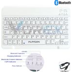 Vorex PL-366 Bluetooth Kablosuz Klavye – Type-C Şarjlı, Tablet Telefon Pc Uyumlu - Beyaz
