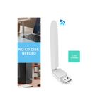 VOREX Platoon Wireless-N 150MBPS WiFi USB Adaptör Harici Antenli 2.4GHz PC Uyumlu