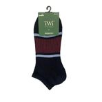 Vos Versa Twisocks Bambu Renkli Çemberli Patik Erkek Çorap 12'li
