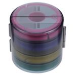 Vosarea Balık Avlama Kuleleri Makyaj Çantası Seyahat Kaleci Ekipmanları 1 Kutu Bobbins G?kku?a?? Sar?c? Bal?k??l??? Hatt? Organizat?r Cam Saklama Kabı Balık