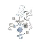 VOSAREA Cam Ayna Diy Duvar Sticker Ayna Dekoratif Duvar Sanatı Ayna Duvar Çıkartmaları Için Duvar Süslemeleri 3d Akrilik Ayna Yüzeyi Duvar Sticker Banyo Yansıtıcı Ev 3 Boyutlu Kendin Yap