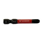Vosco Vandor Bits Uç Matkap Ucu Tornavida Ucu Vidalama Ucu Impact Ph3-50 mm - 1 Adet - Siyah