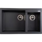 Vosh Granit Evye Grande Series Siyah 80 x 50 cm (1,5 Göz)