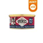 Voskes Ton Balığı ve Orfoz Yetişkin Konserve Kedi Maması - 85 Gr 12 Adet